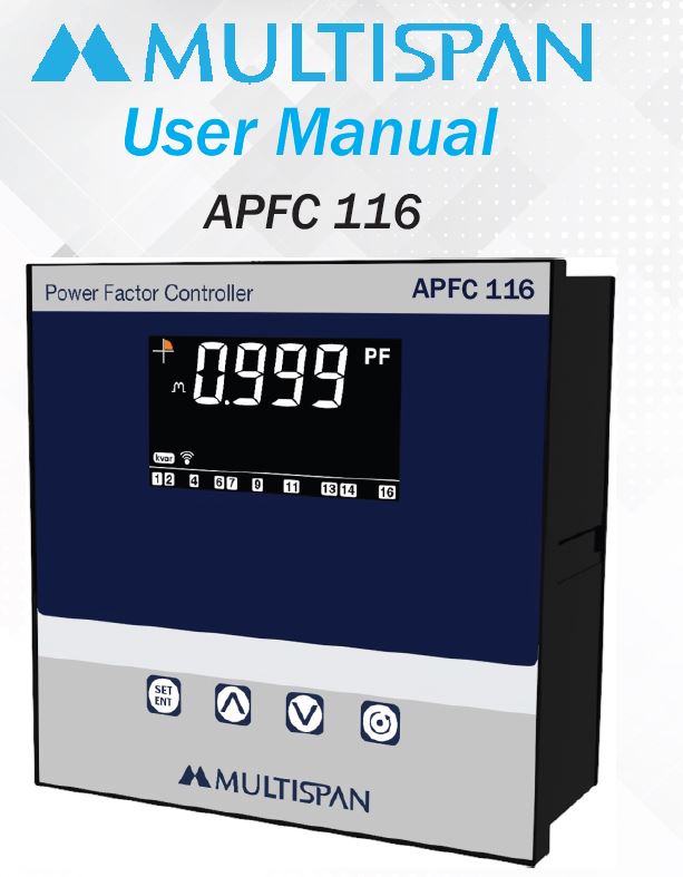 APFC-116 Manual