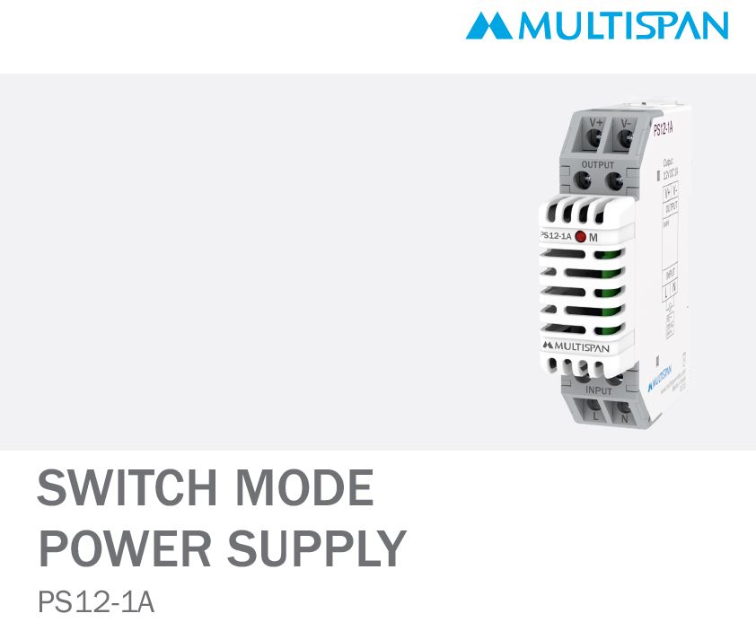 PS12-1A power supplies datasheet image
