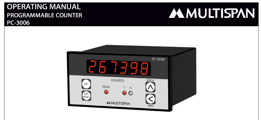 PC-3006 Manual
