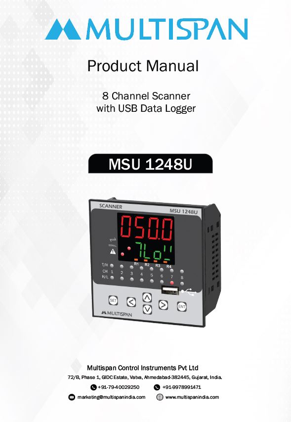 MSU-1248U Manual