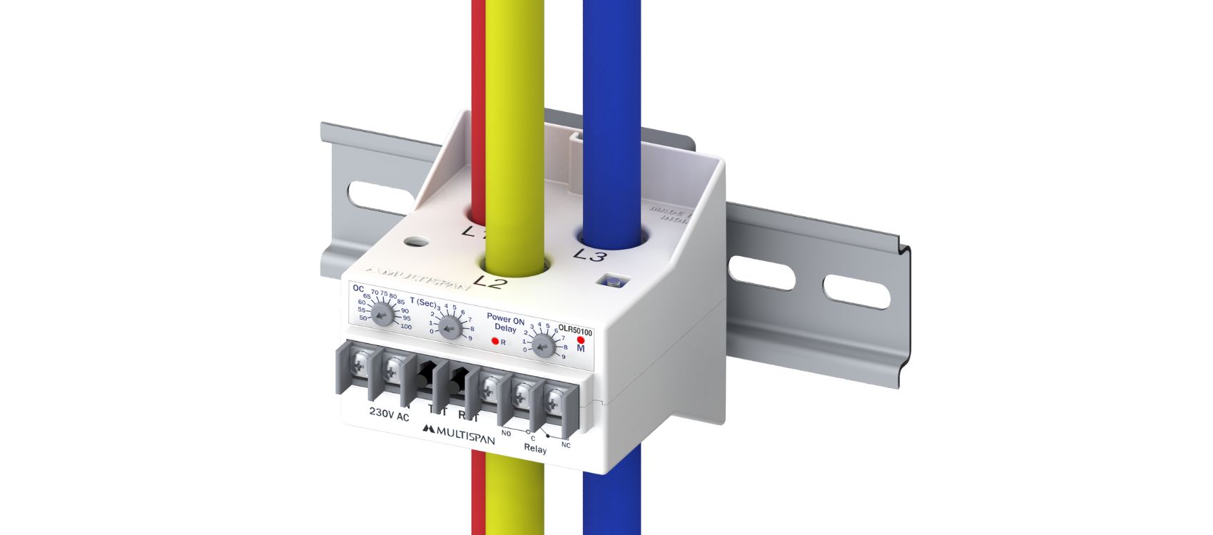 OLR-50100 DIN Rail Mount Overload Relay - Product image