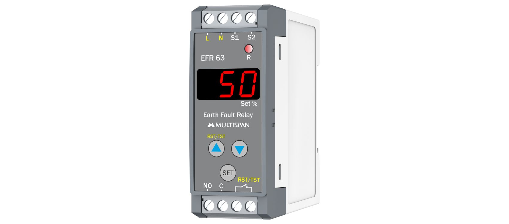 EFR-63 DIN Rail Mount with Display - product image
