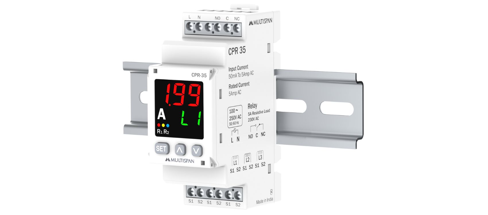 CPR-35 DIN Rail with Display - product image