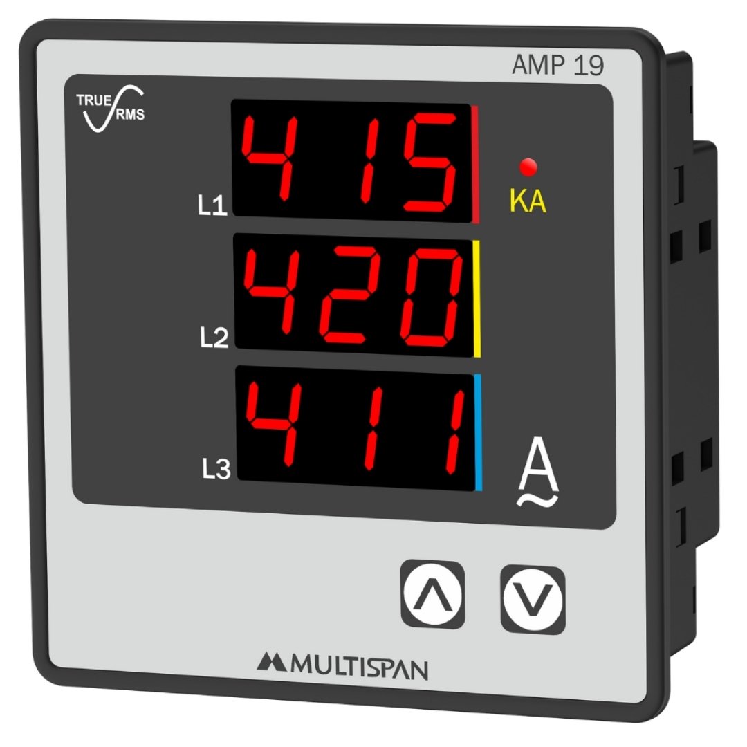 AMP-19 - 3 Phase Ampere meter - product regular image