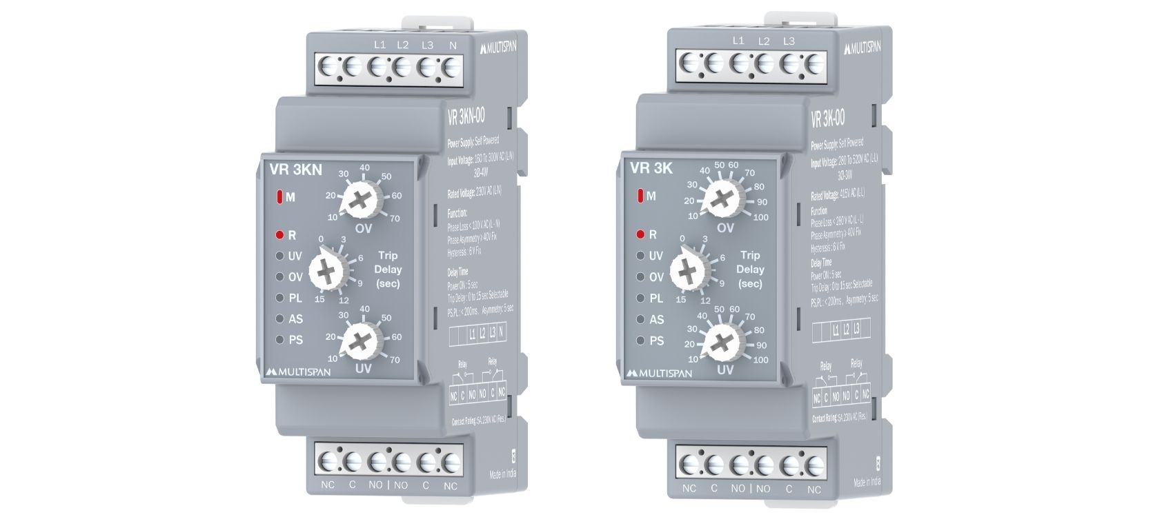 VR-3K Analog Voltage Protection Relay - Product image