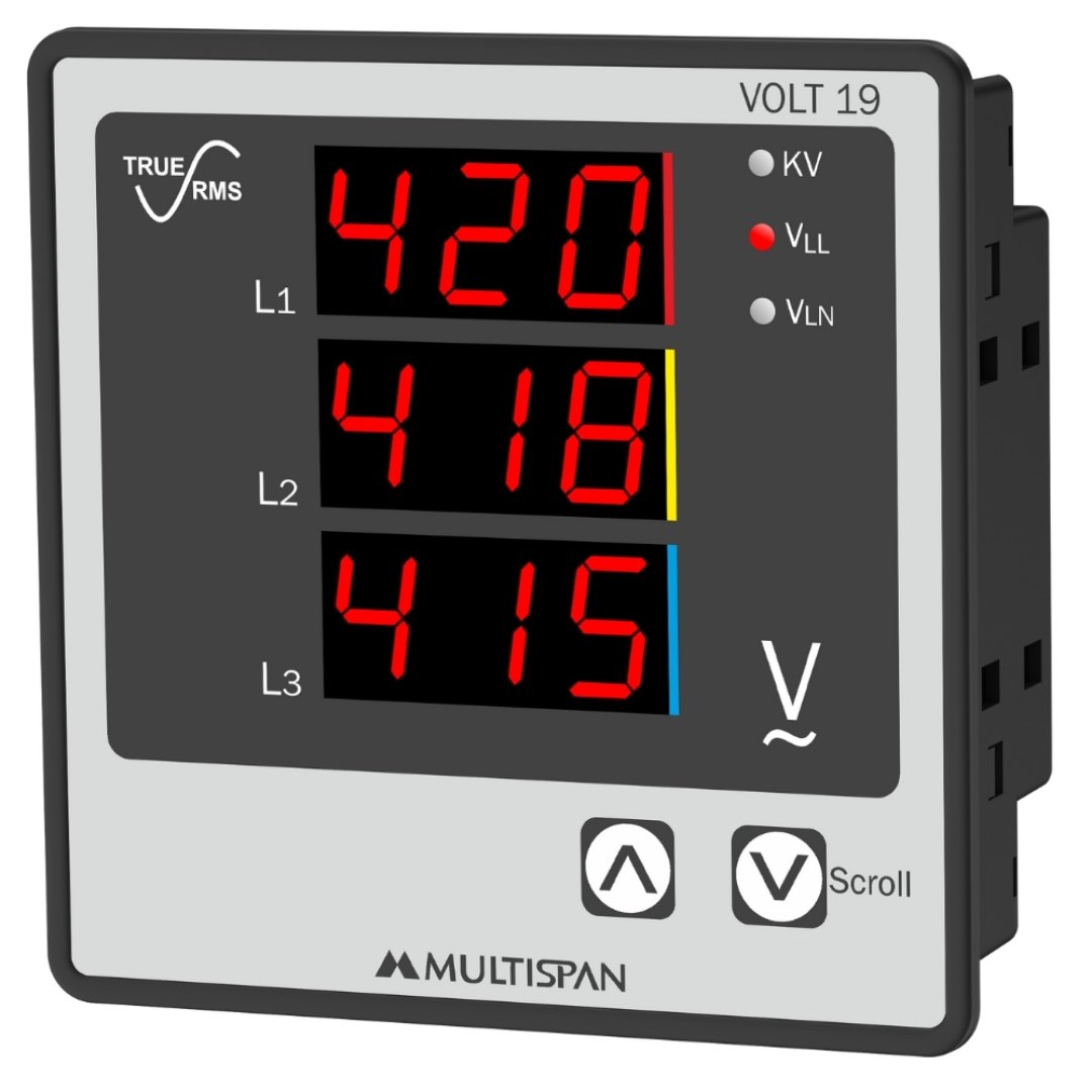 VOLT-19 - 3 Phase voltmeter - product regular image