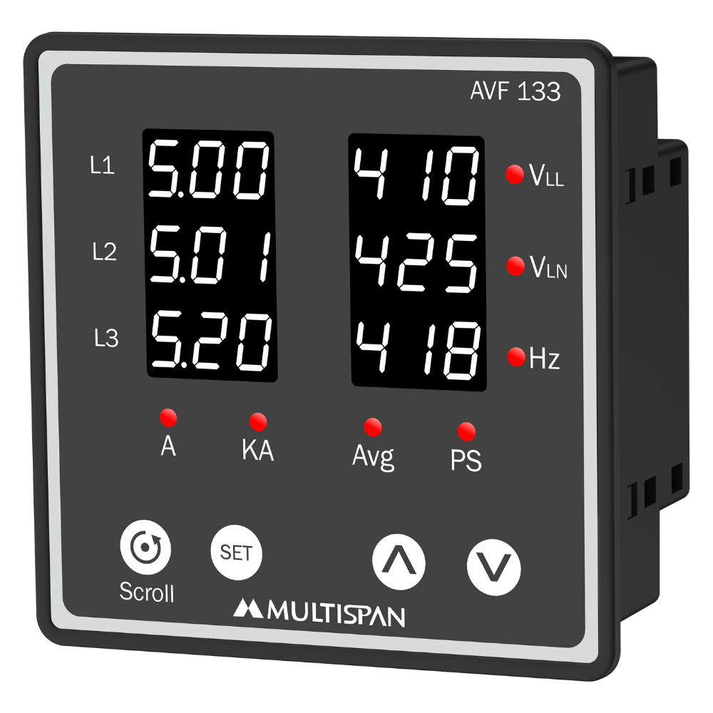 Digital AVF Meter Power and Energy Meter