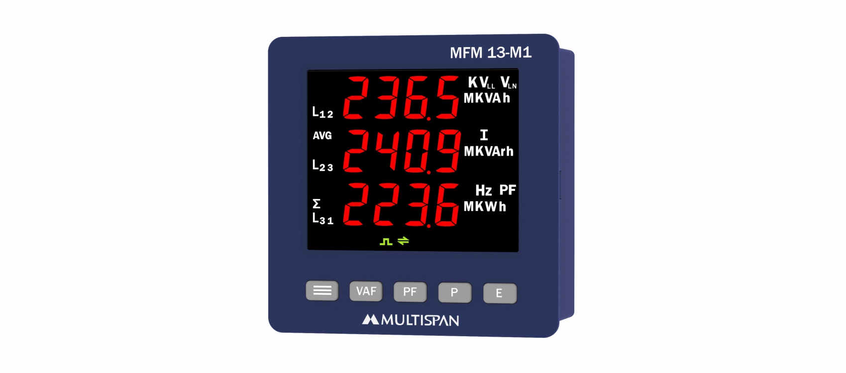 MFM-13 - Multifunction Meter - 3 Line Display - front image