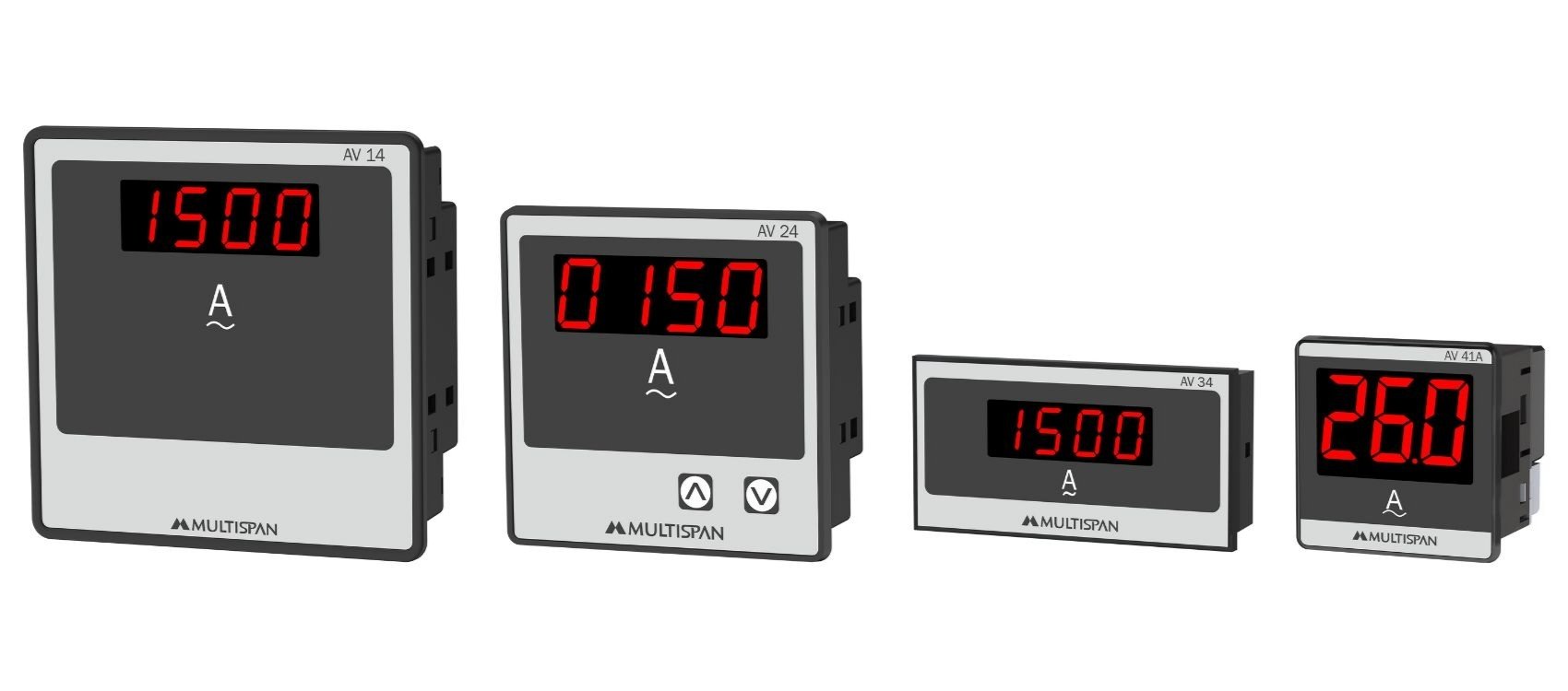 AV-14 - 1 Ph AC Ampere Meter - product banner image