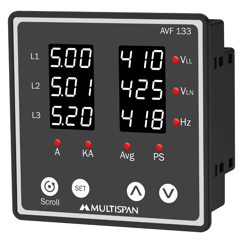 Digital AVF Meter Power and Energy Meter