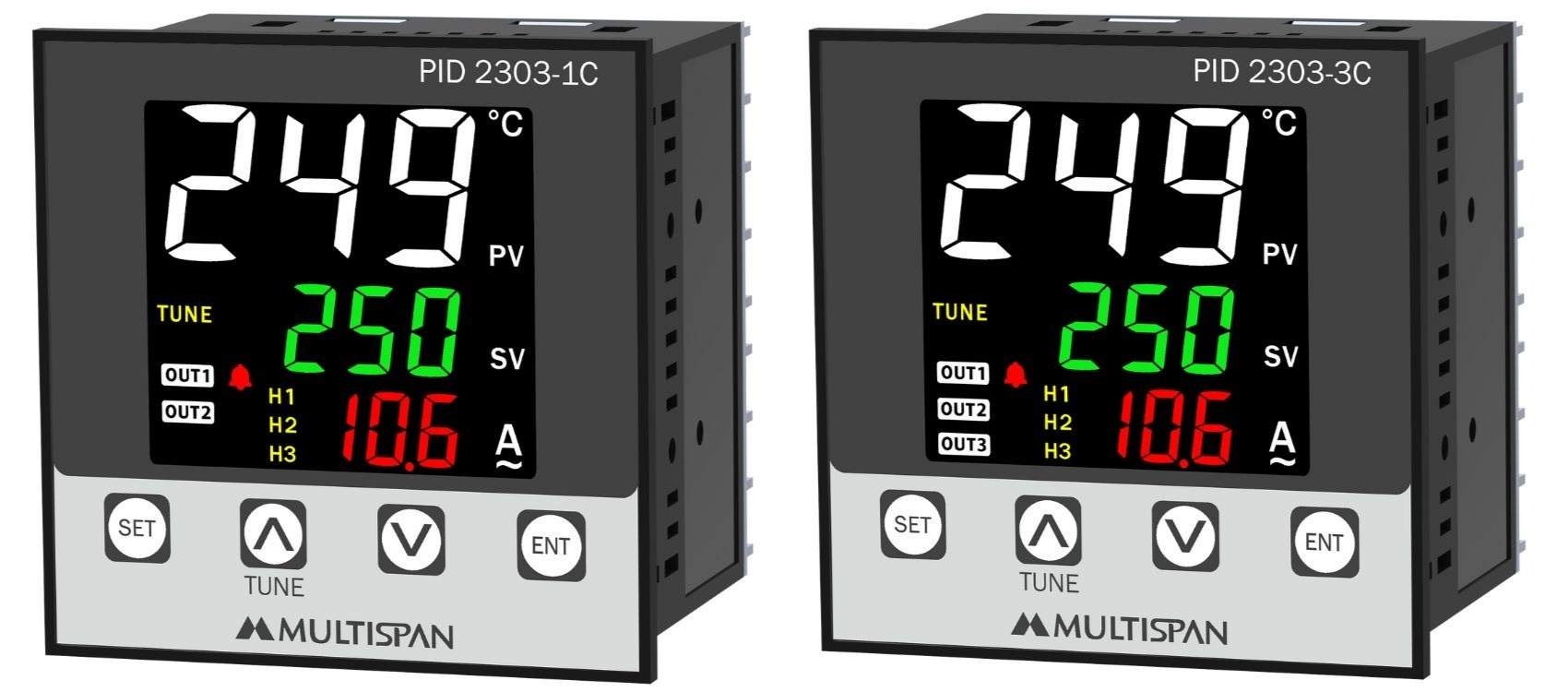 PID-2303-3C -PID Controller With Ampere Indicator - 3 OUTPUT - product banner image