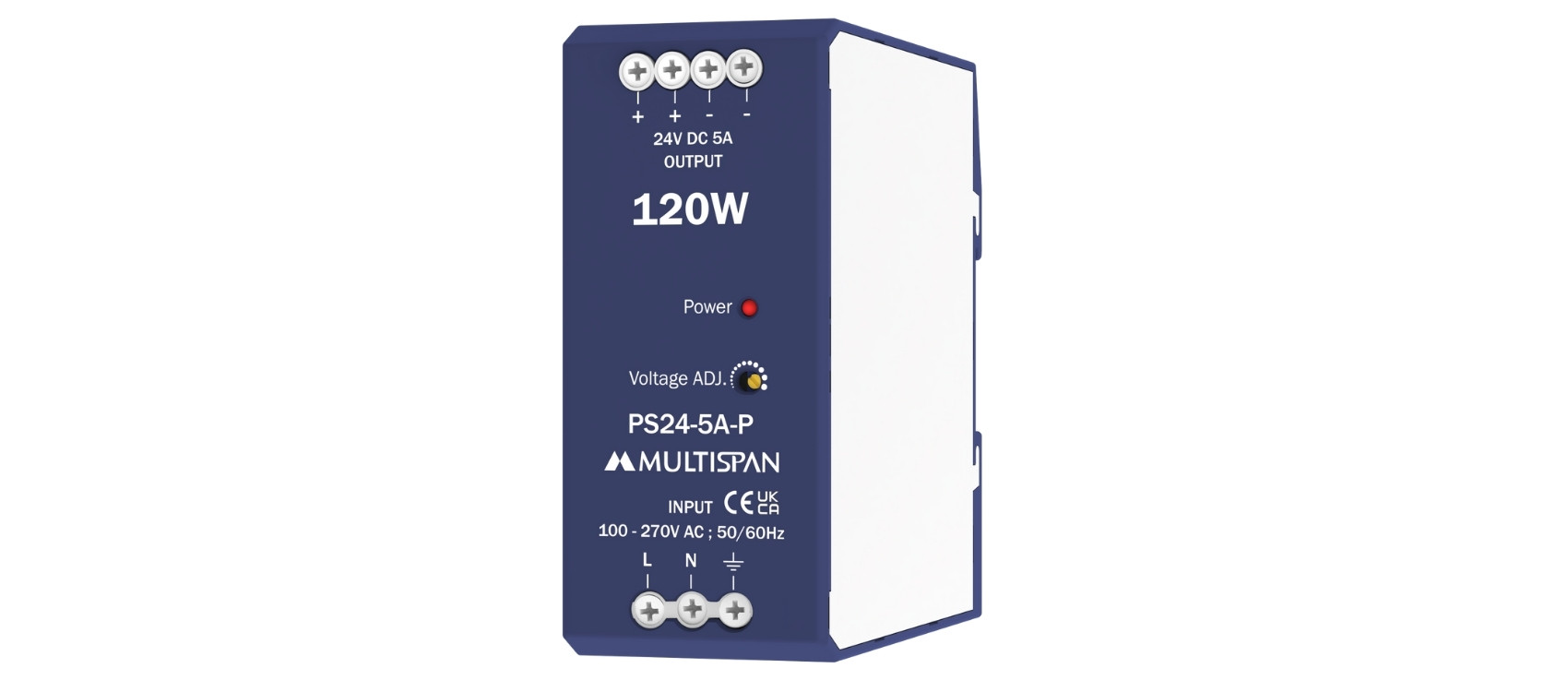 High-Efficiency AC to DC 120W Power Supply | product image