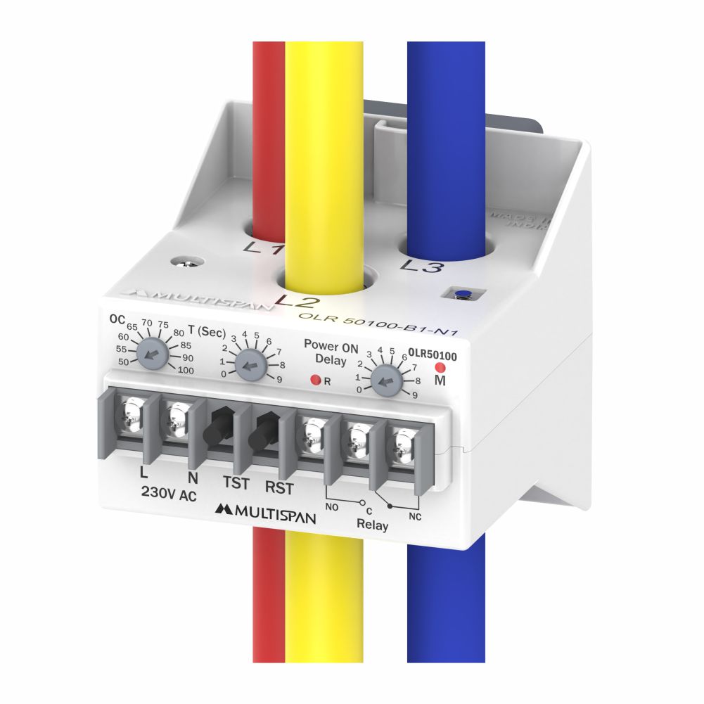 OLR-50100 DIN Rail Mount Overload Relay - Product image