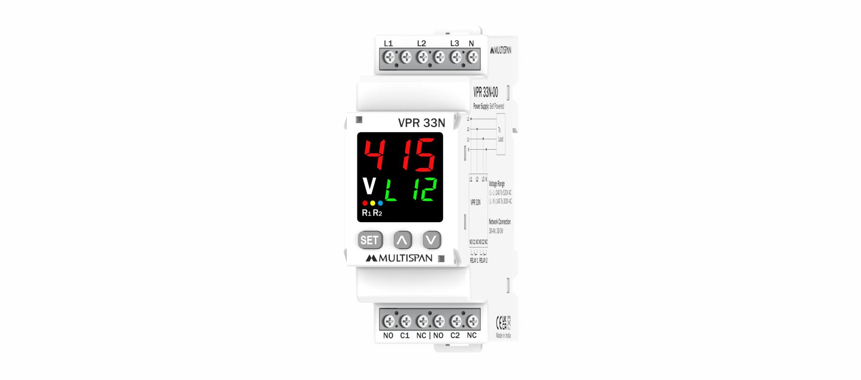 VPR-33N DIN Rail with Display - product image