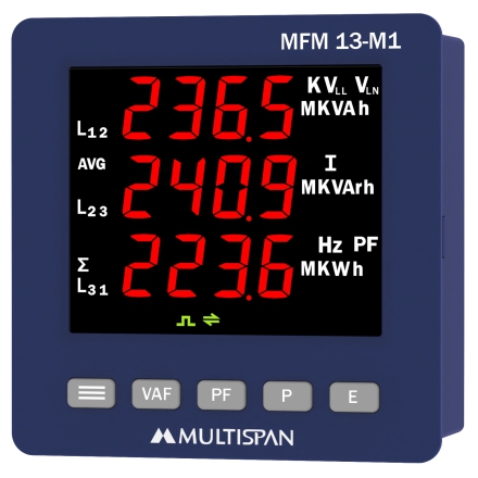 MFM-13 - Multifunction Meter - 3 Line Display - front image