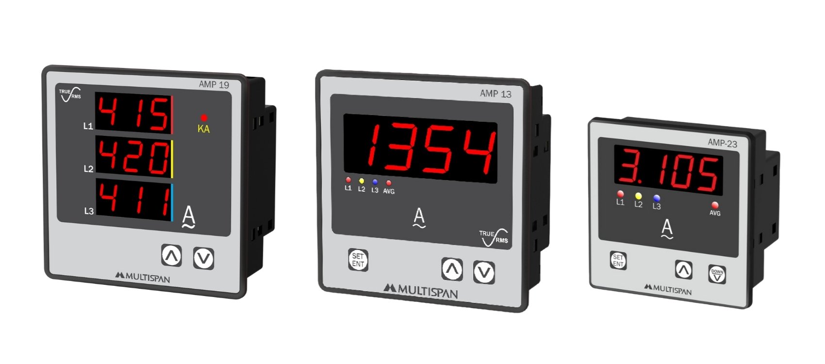 AMP-19 - 3 Phase Ampere meter - product banner image