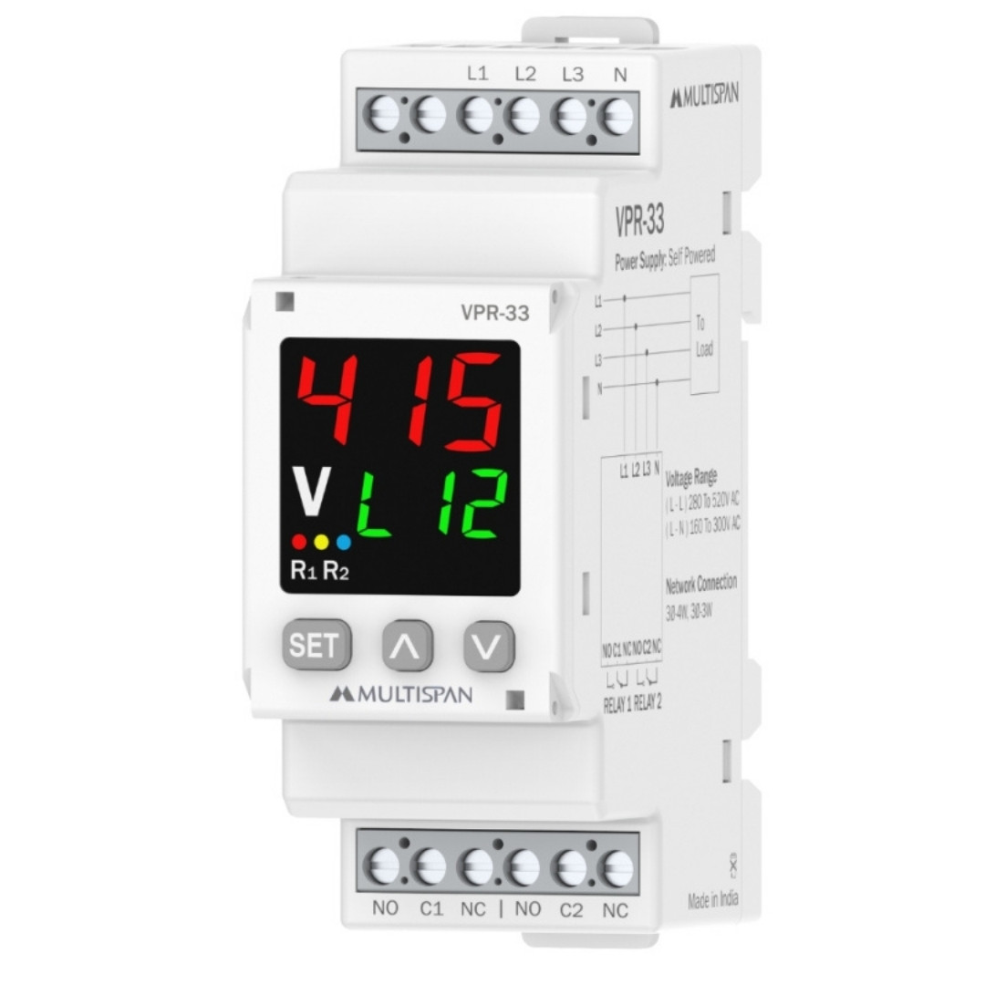 VPR-33 DIN Rail with Display - product image
