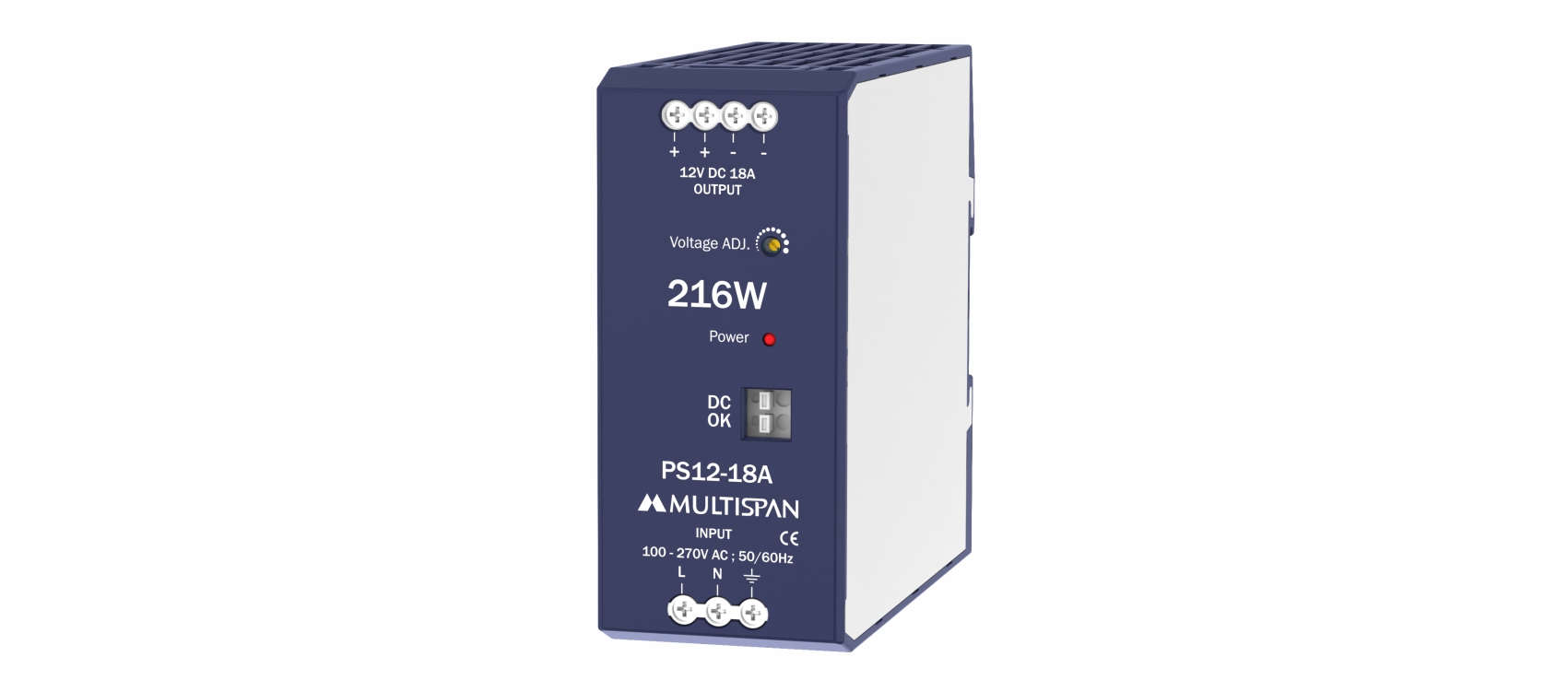 High-Efficiency AC to DC 216W Power Supply | product image
