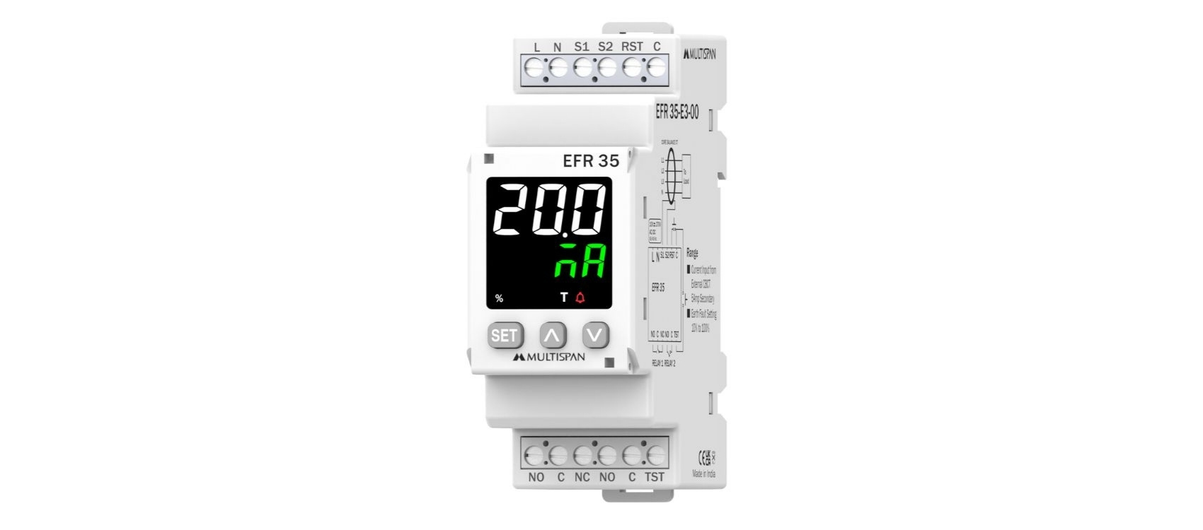 EFR-35 DIN Rail Mount with Display - product image