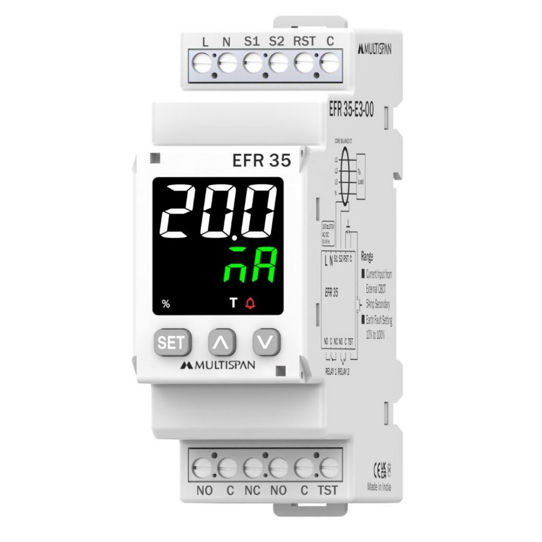 EFR-35 DIN Rail Mount with Display - product image