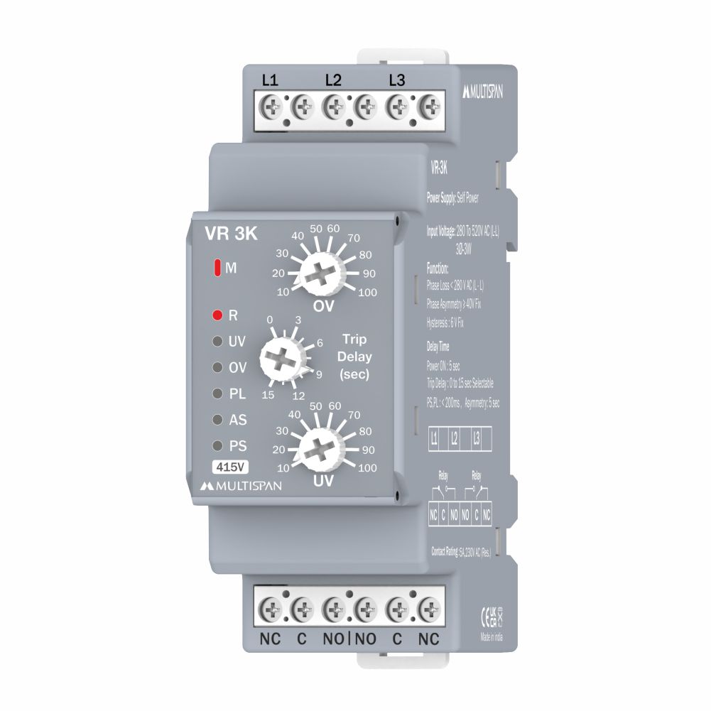 VR-3K Analog Voltage Protection Relay - Product image