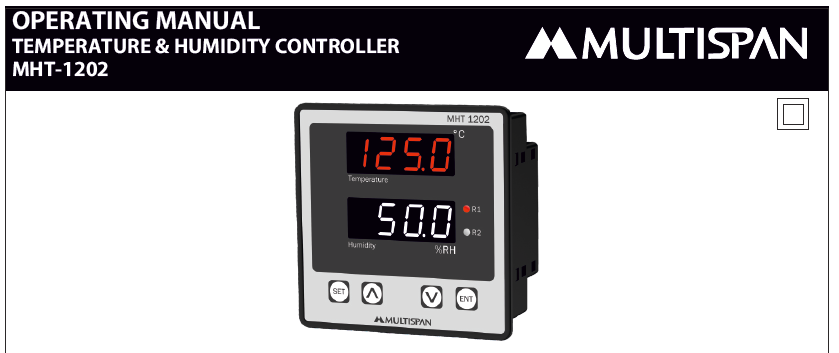 MHT-1202 Manual