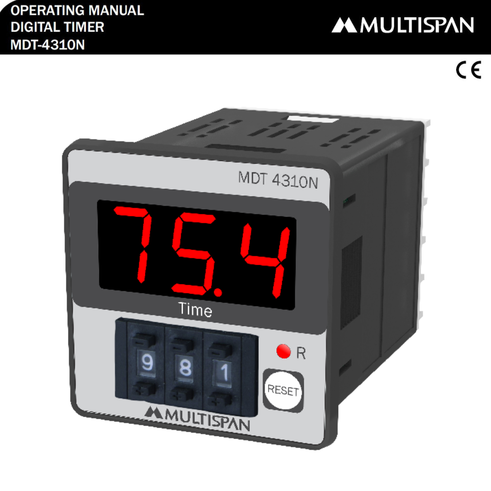 MDT-4310N Manual