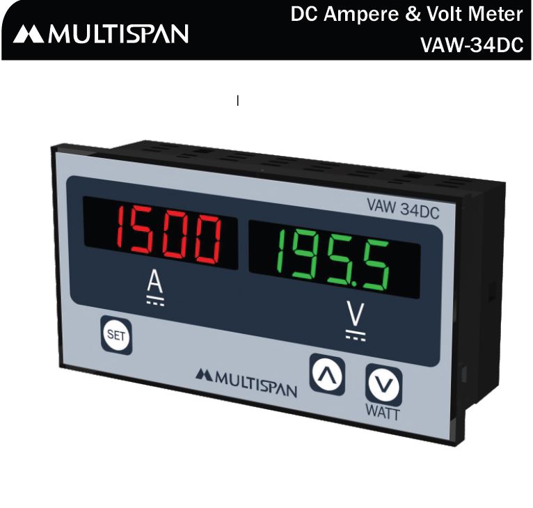 VAW-34DC Manual